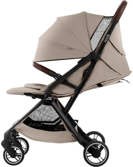 טיולון קומפקטי קיפול ביד אחת Britax Flylite - צבע בז'
