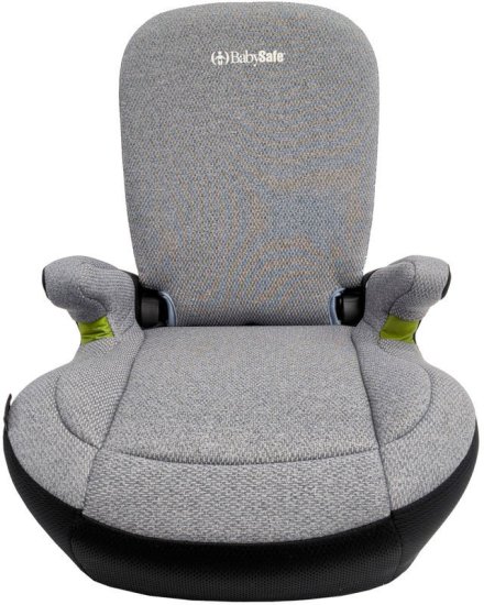 בוסטר הגבהה/גב עם תקן I-Size דגם LYB960 BabySafe - צבע אפור