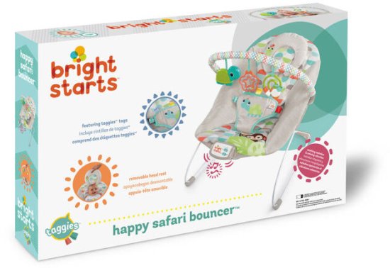 טרמפולינה רוטטת Bright Starts - ספארי שמח