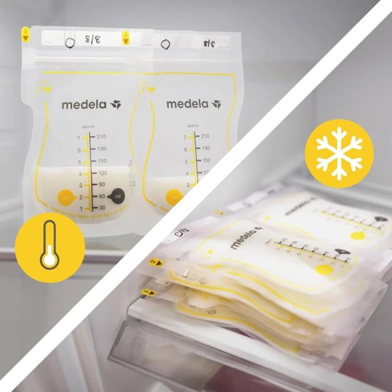 שקיות לאחסון חלב אם 50 יחידות Medela