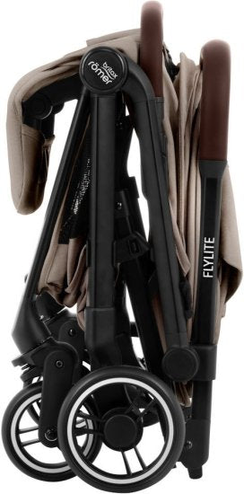 טיולון קומפקטי קיפול ביד אחת Britax Flylite - צבע בז'
