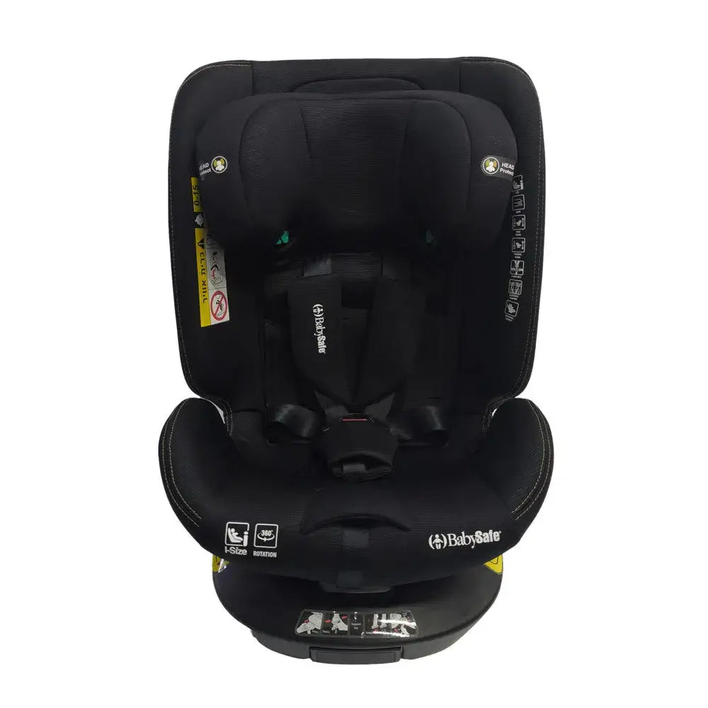 כיסא בטיחות Babysafe I-SIZE G412 - מסתובב 360º