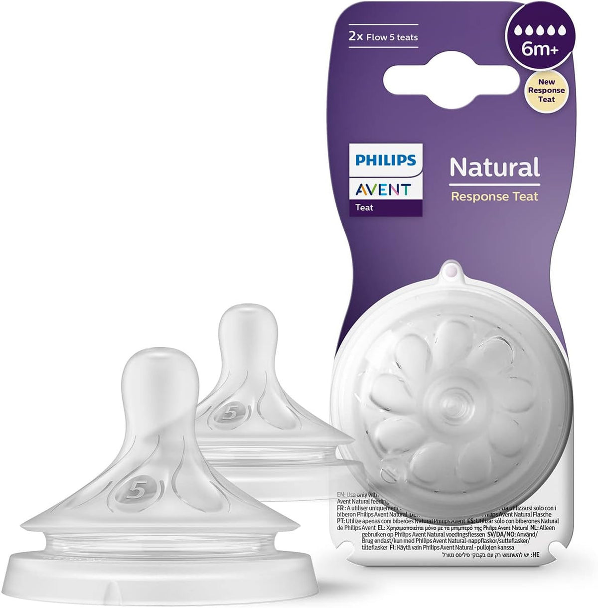 AVENT Natural Respon Flow 5-6m+ פטמה אוונט