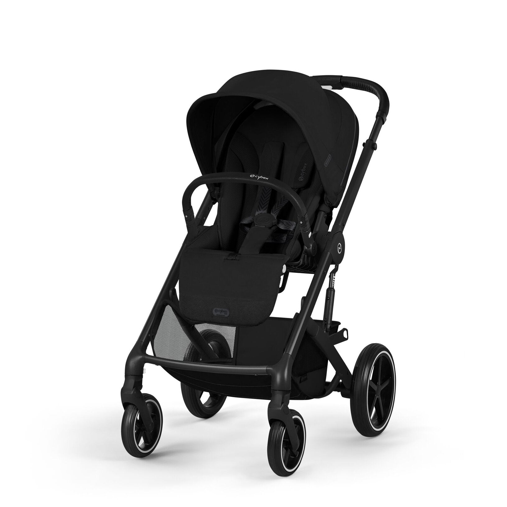 עגלה משולבת-שחור כולל עריסה Balios 6S BLK+Fold CC B Moon Black