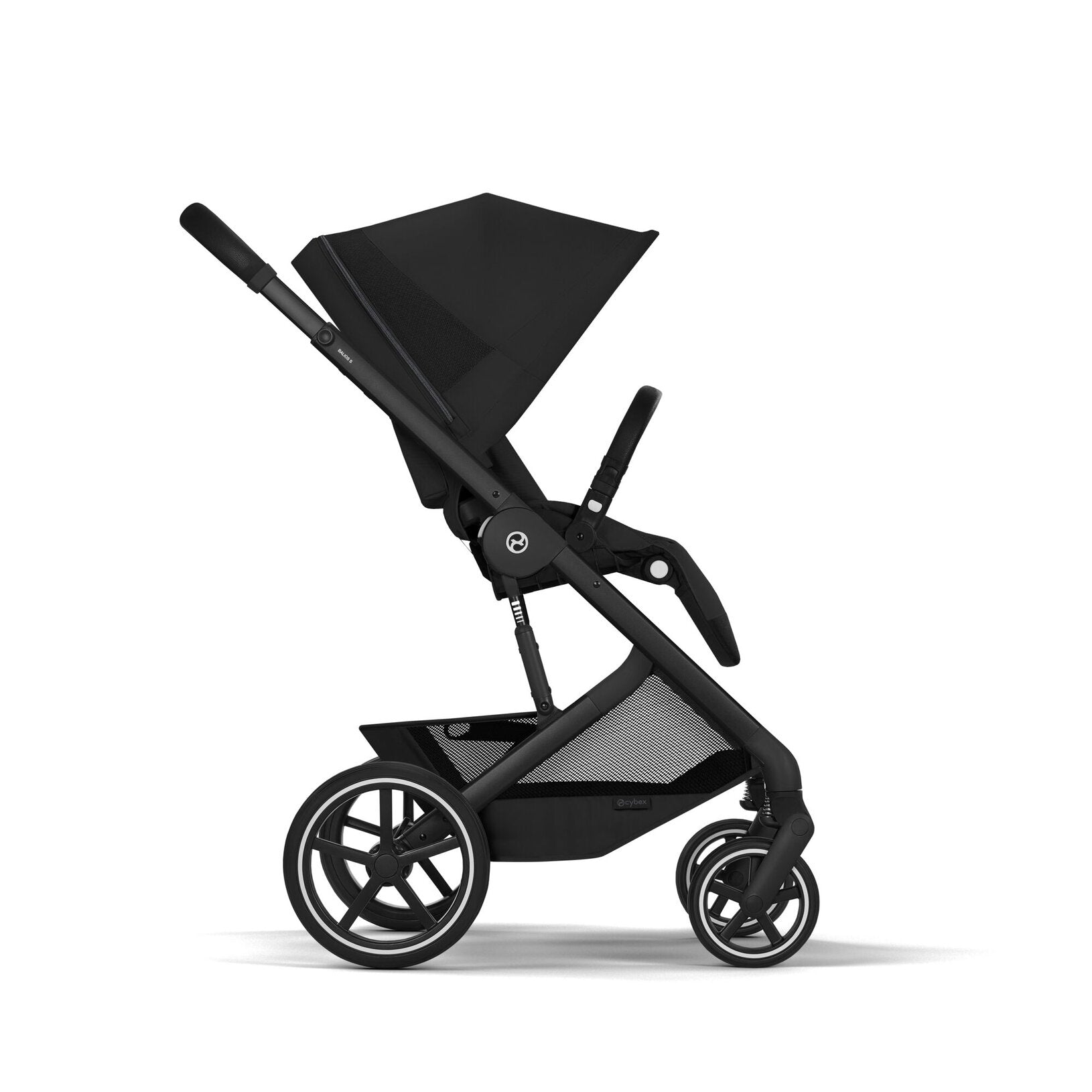 עגלה משולבת-שחור כולל עריסה Balios 6S BLK+Fold CC B Moon Black