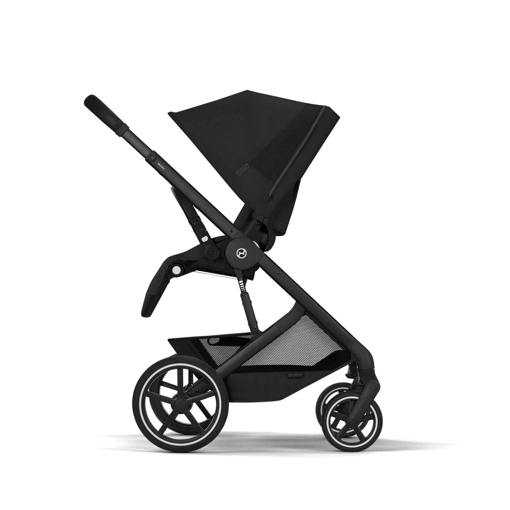 עגלה משולבת-שחור כולל עריסה Balios 6S BLK+Fold CC B Moon Black