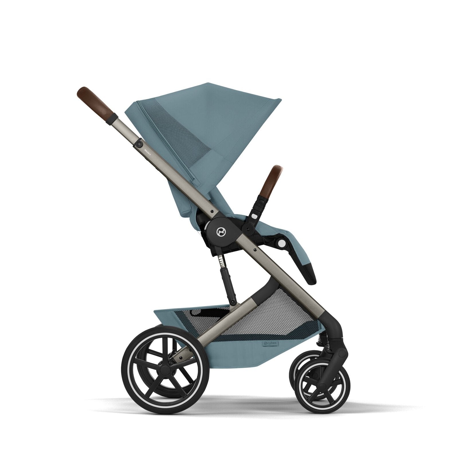 עגלה משולבת- תכלת כולל עריסה Balios 6 S TPE+Fold CC B Stormy Blue