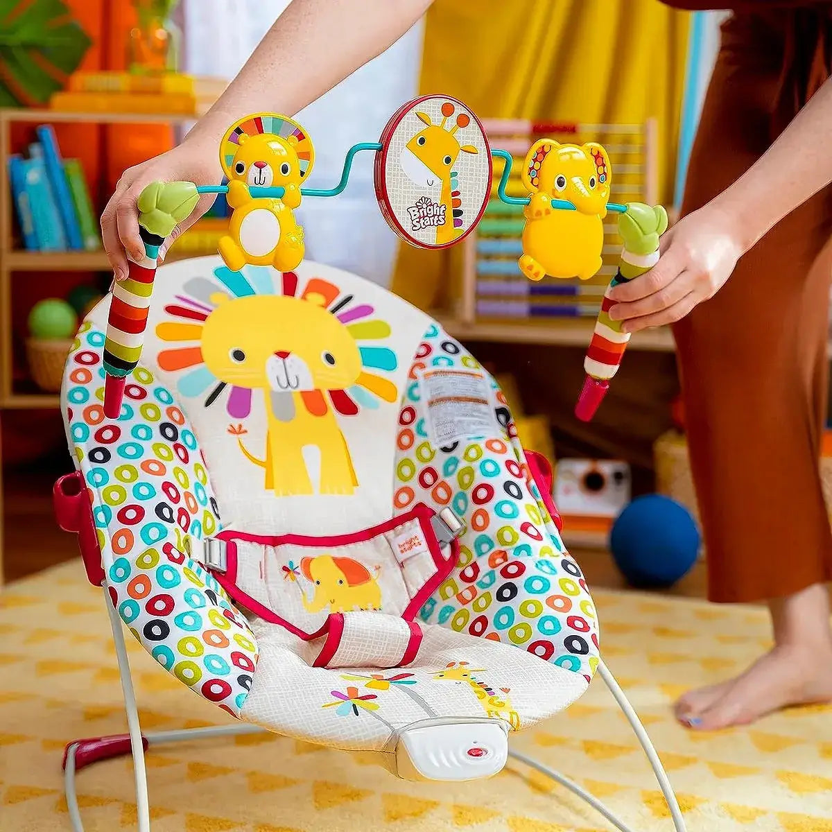 טרמפולינה לתינוק רוטטת חיות מסתובבות Baby einstein