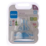 זוג פטמות חריץ X זרימה מהירה 6+ חודשים MAM