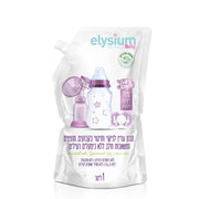 נוזל ניקוי וחיטוי בקבוקים ומוצצים שקית מילוי