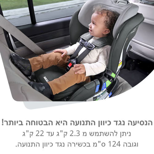 כיסא בטיחות POPLAR GLACIER GRAPHITE ClickTight