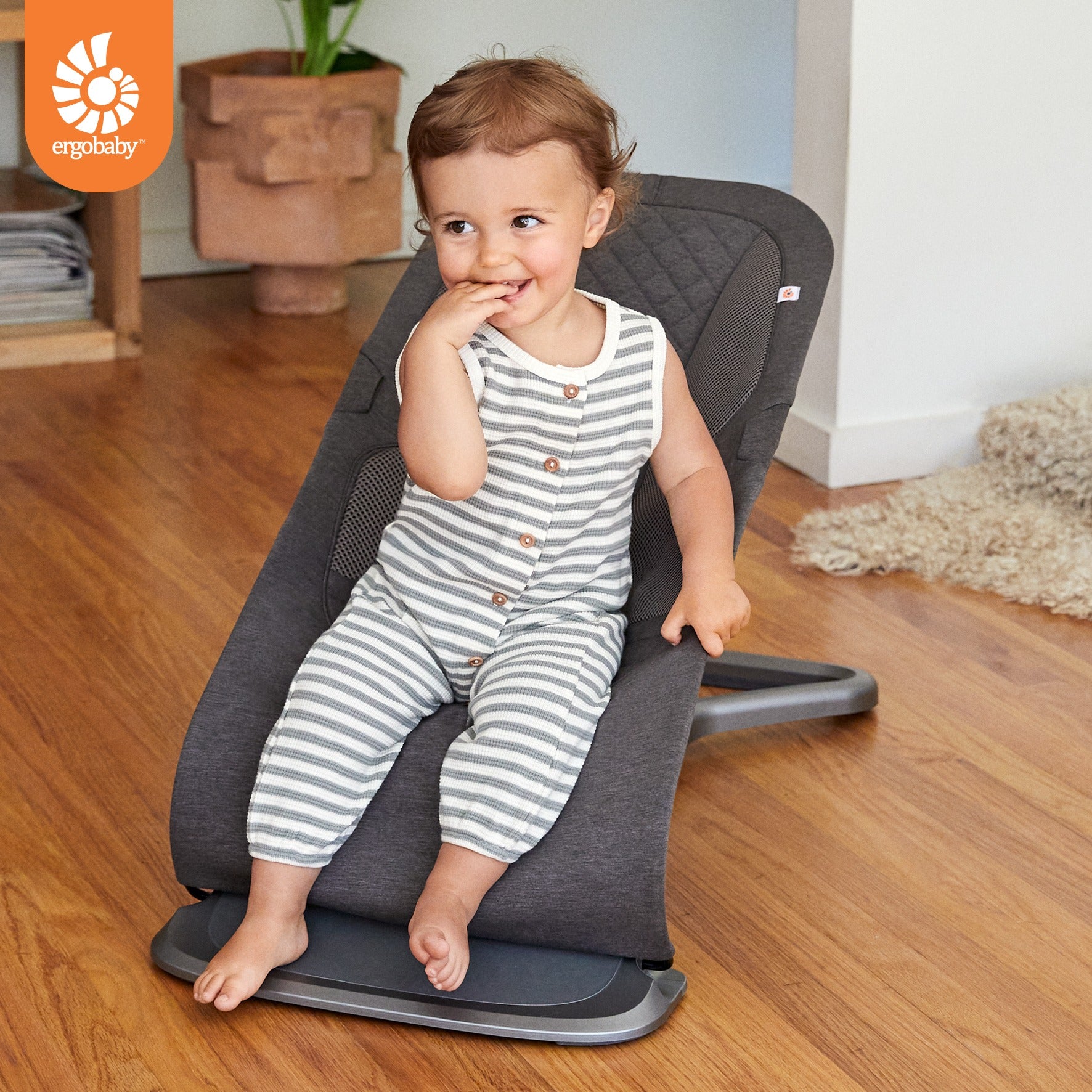 טרמפולינה ergobaby Evolve Bouncer - 3 מצבי גובה