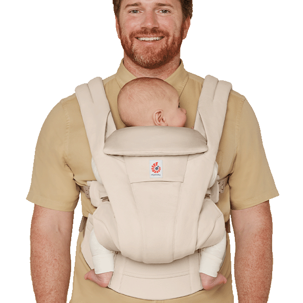 מנשא ergobaby Omni Deluxe כותנה - רצועות מרופדות במיוחד