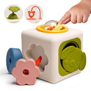 קוביית פעילות רב-חושית מסיליקון מבית Taf Toys