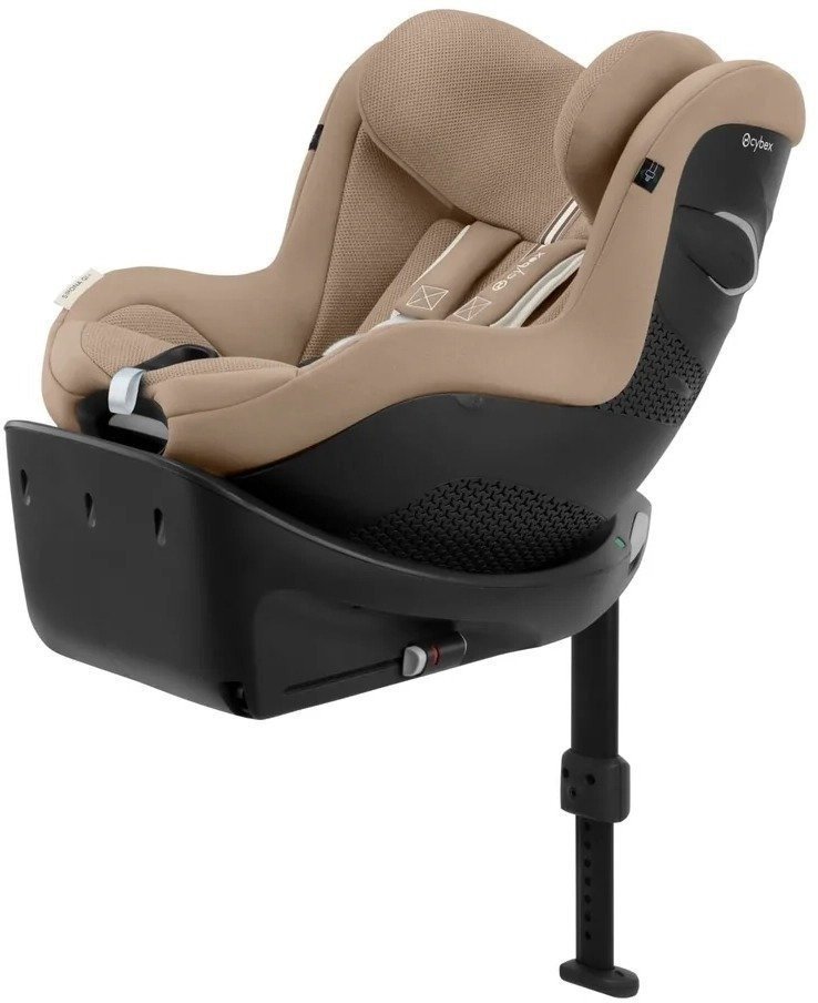 כיסא בטיחות ובסיס קבוע לרכב Cybex Sirona Gi i-Size - צבע בז'