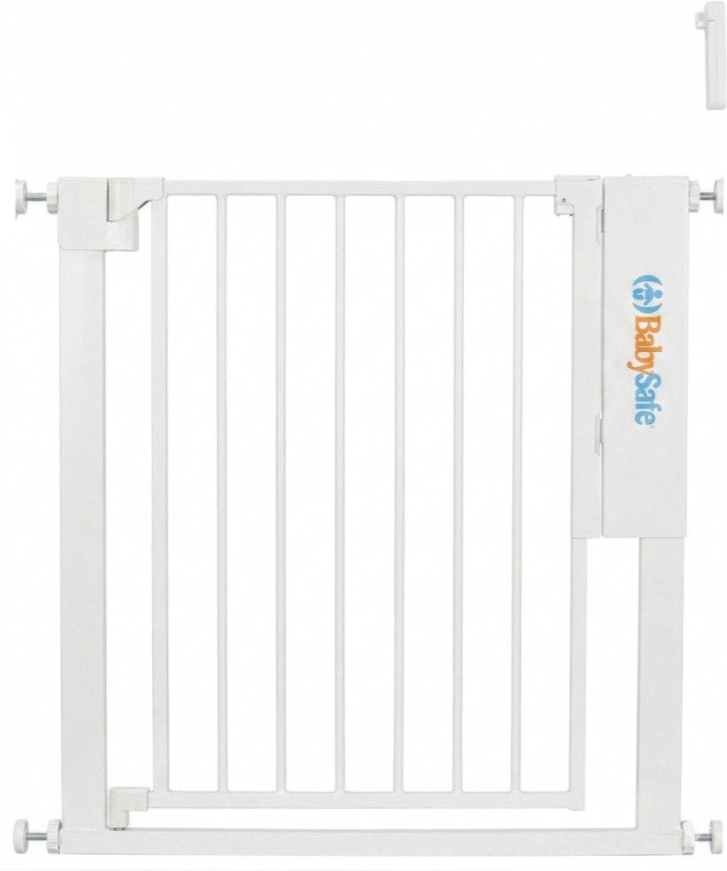שער בטיחות עם חיישן 67-93 ס''מ דגם BC117B BabySafe - צבע לבן