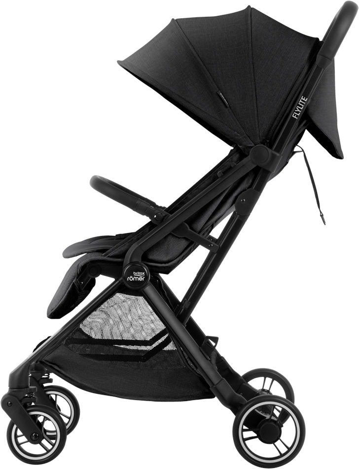 טיולון קומפקטי קיפול ביד אחת Britax Flylite - צבע שחור