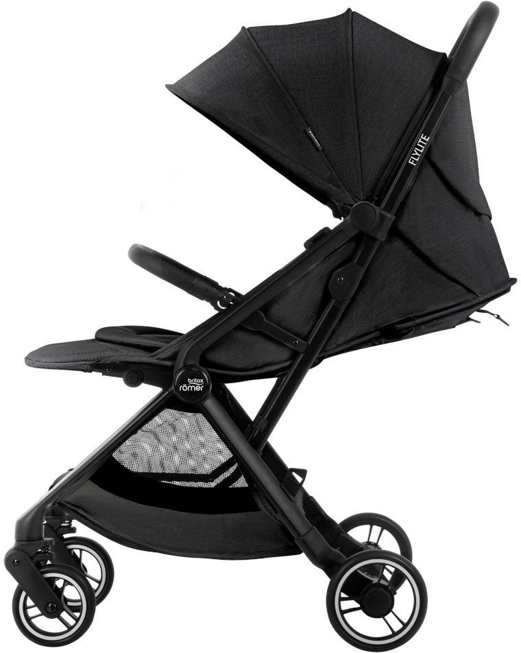 טיולון קומפקטי קיפול ביד אחת Britax Flylite - צבע שחור