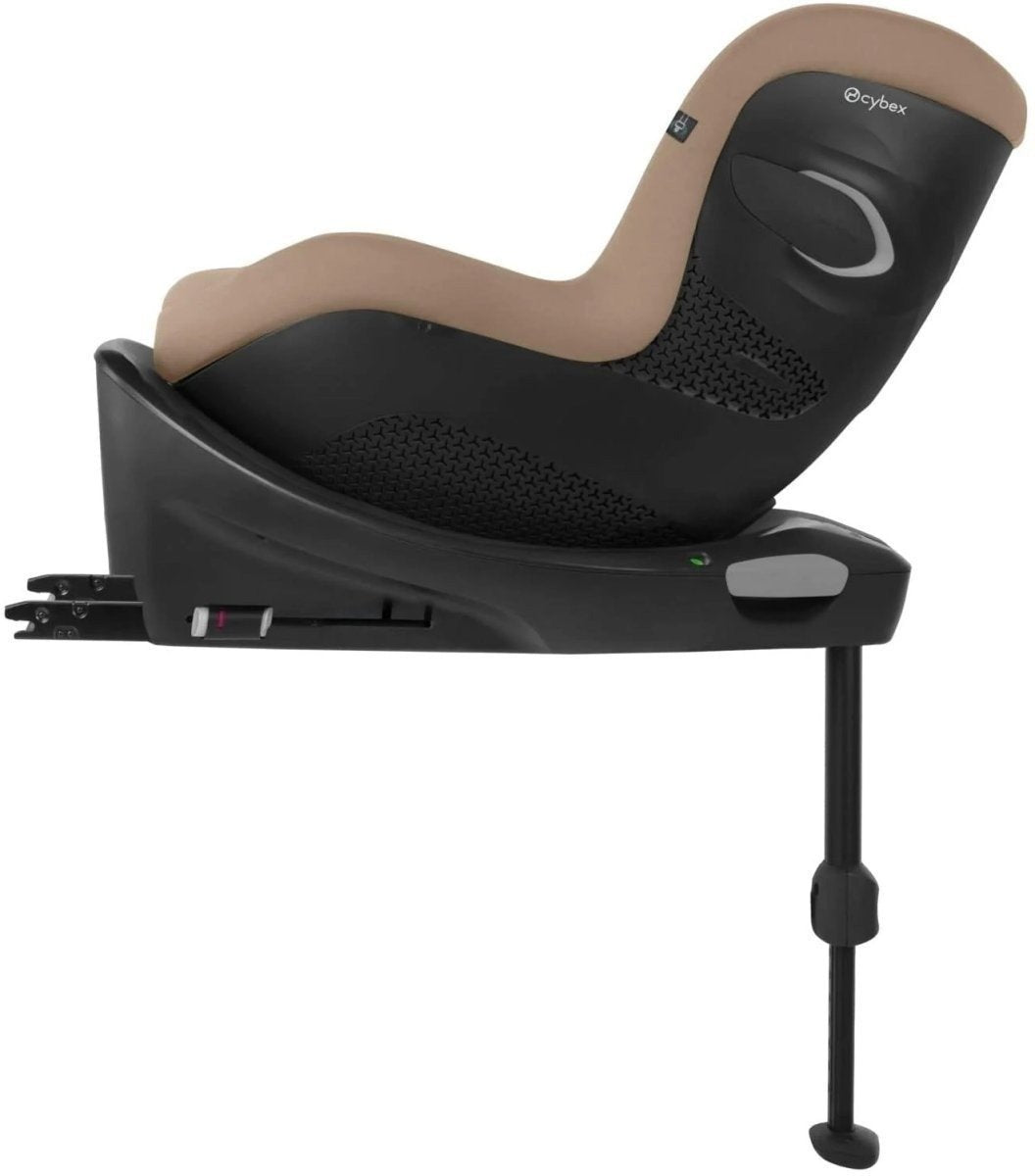 כיסא בטיחות ובסיס קבוע לרכב Cybex Sirona Gi i-Size - צבע בז'