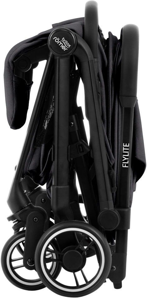 טיולון קומפקטי קיפול ביד אחת Britax Flylite - צבע שחור