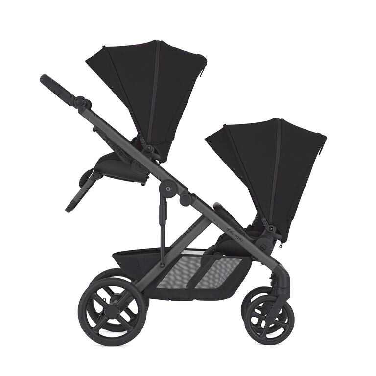 עגלת תאומים Anex Modu - שחור + 2 טיולונים + 2 עריסות