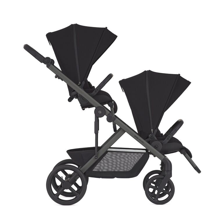 עגלת תאומים Anex Modu - שחור + 2 טיולונים + 2 עריסות