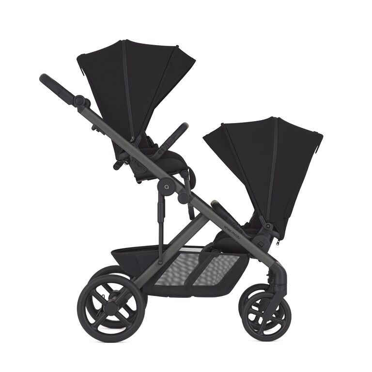 עגלת תאומים Anex Modu - שחור + 2 טיולונים + 2 עריסות