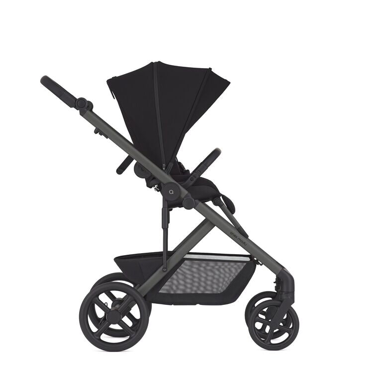 עגלת תאומים Anex Modu - שחור + 2 טיולונים + 2 עריסות