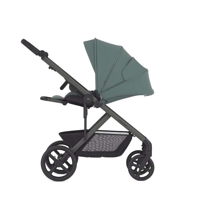 עגלת תאומים Anex Modu - ירוק + 2 טיולונים + 2 עריסות