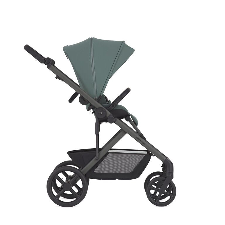 עגלת תאומים Anex Modu - ירוק + 2 טיולונים + 2 עריסות
