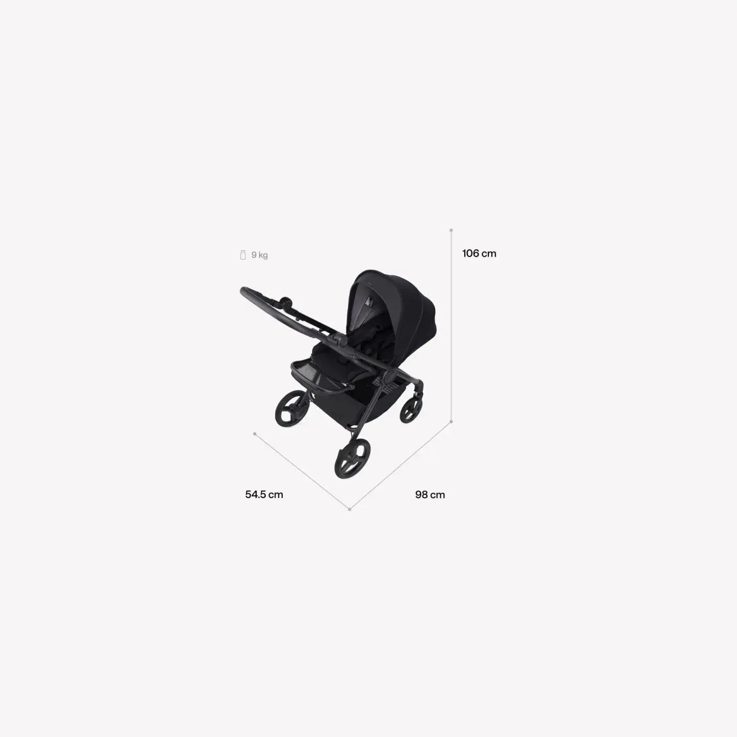 עגלת תינוק anex IQ Basic
