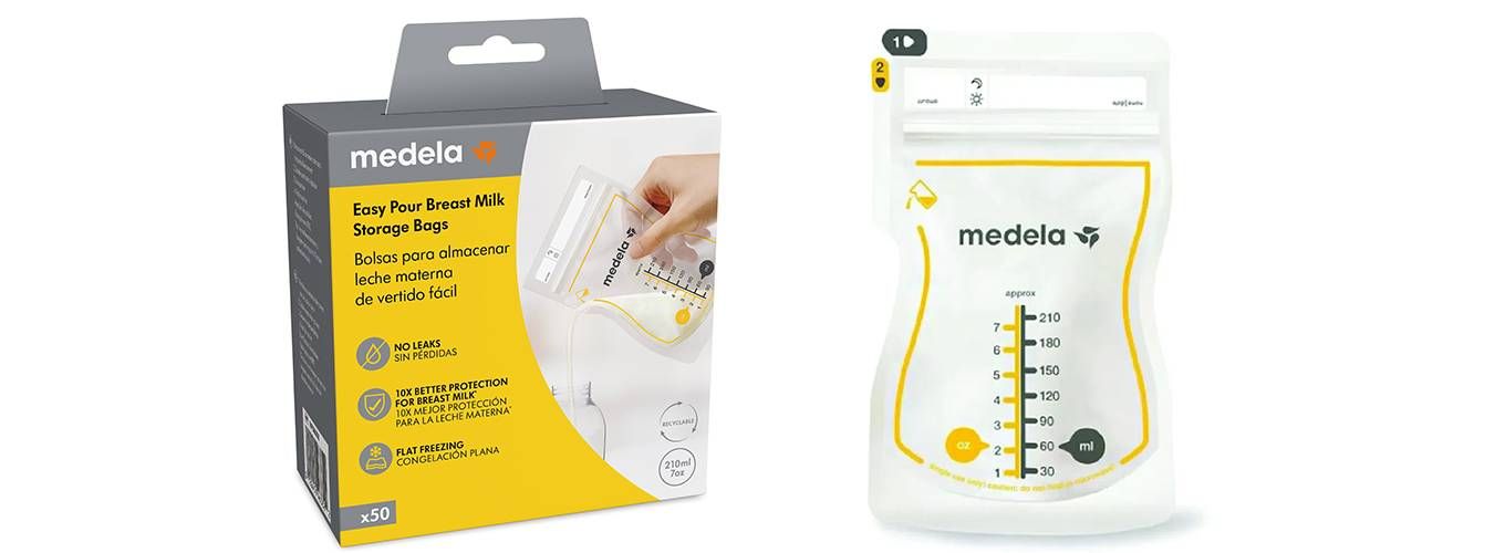 שקיות לאחסון חלב אם 50 יחידות Medela